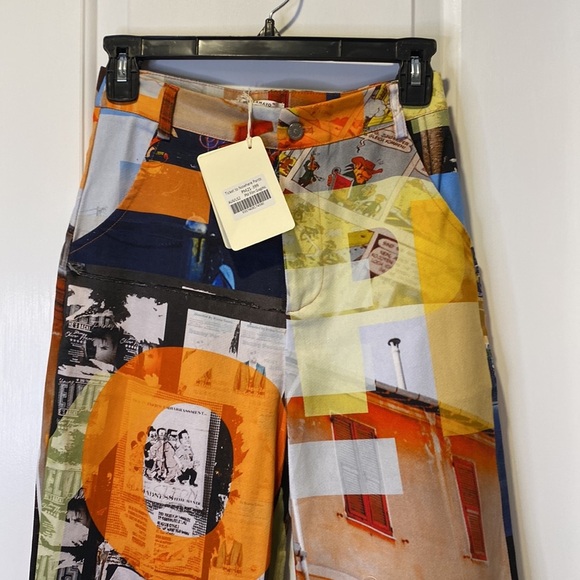NWT Peppermayo Exclusive - Ticket to Nowhere Pants - PM Film Graphic size 2 - Picture 7 of 9